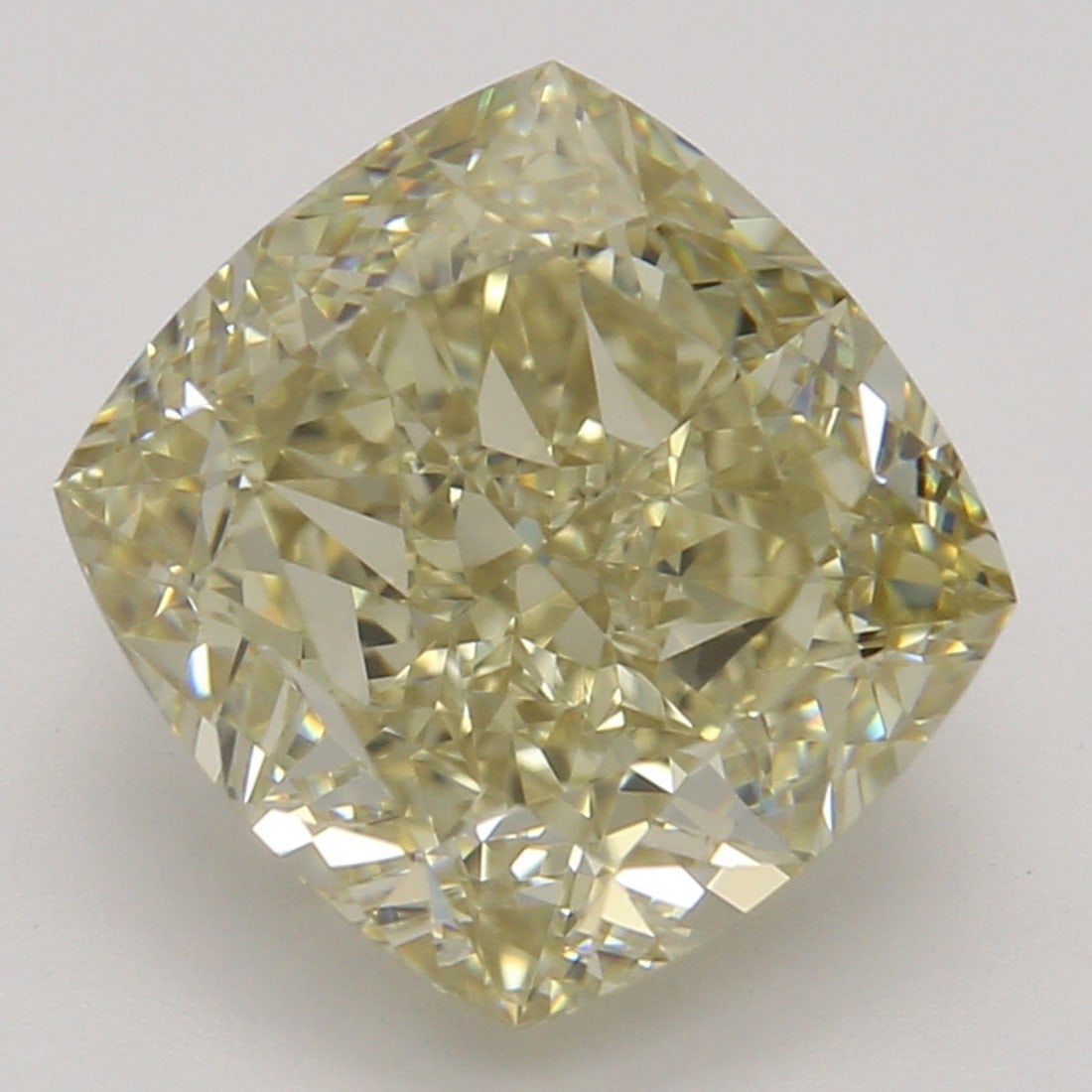 2.54 ct, Fancy Brn. Green Yellow/VVS2, Cushion cut GIA Diamond: Click here to view HD 360 Spinning Image GIA G