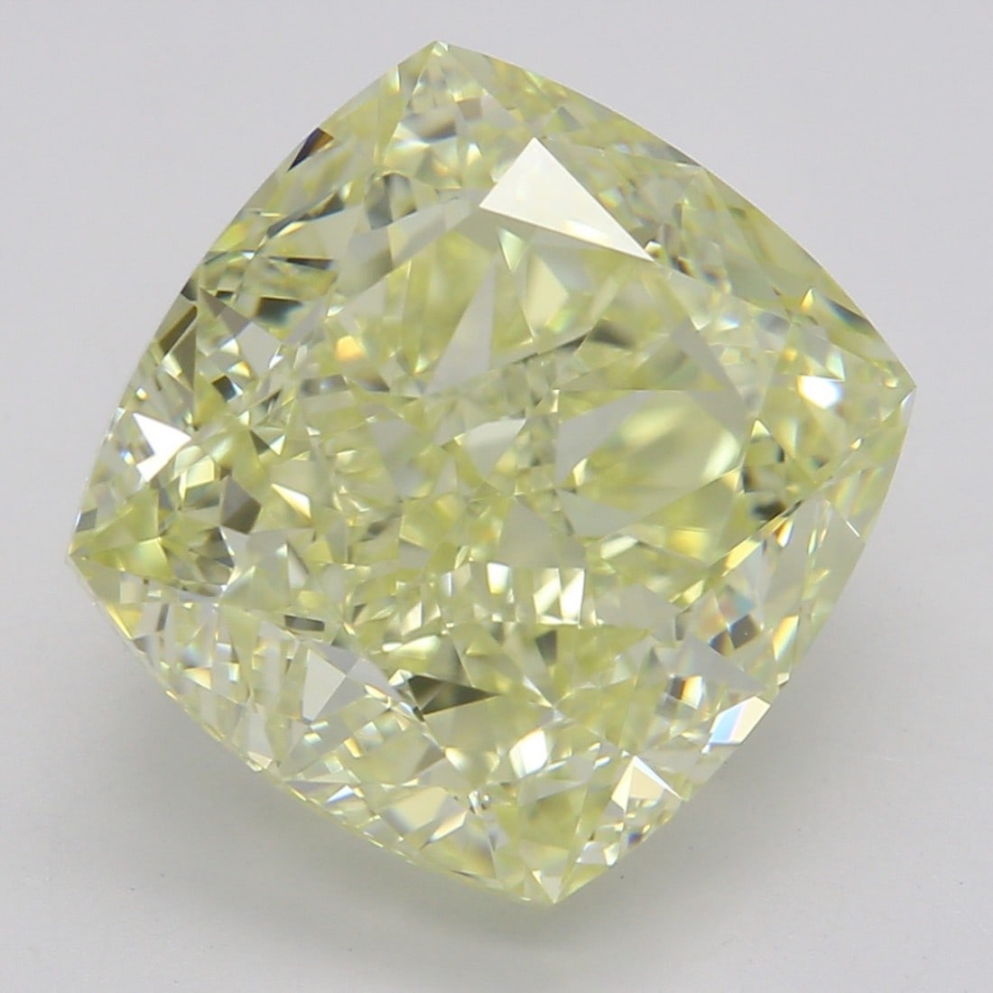 4.80 ct, Fancy Yellow/VVS1, Cushion cut GIA Diamond (1 of 6)