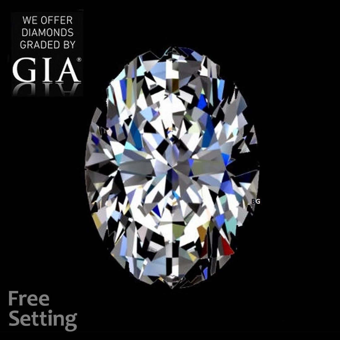 3.01 ct, Color D/VVS2, Oval cut GIA Natural Diamond: Click here to view HD 360 Spinning Image GIA G