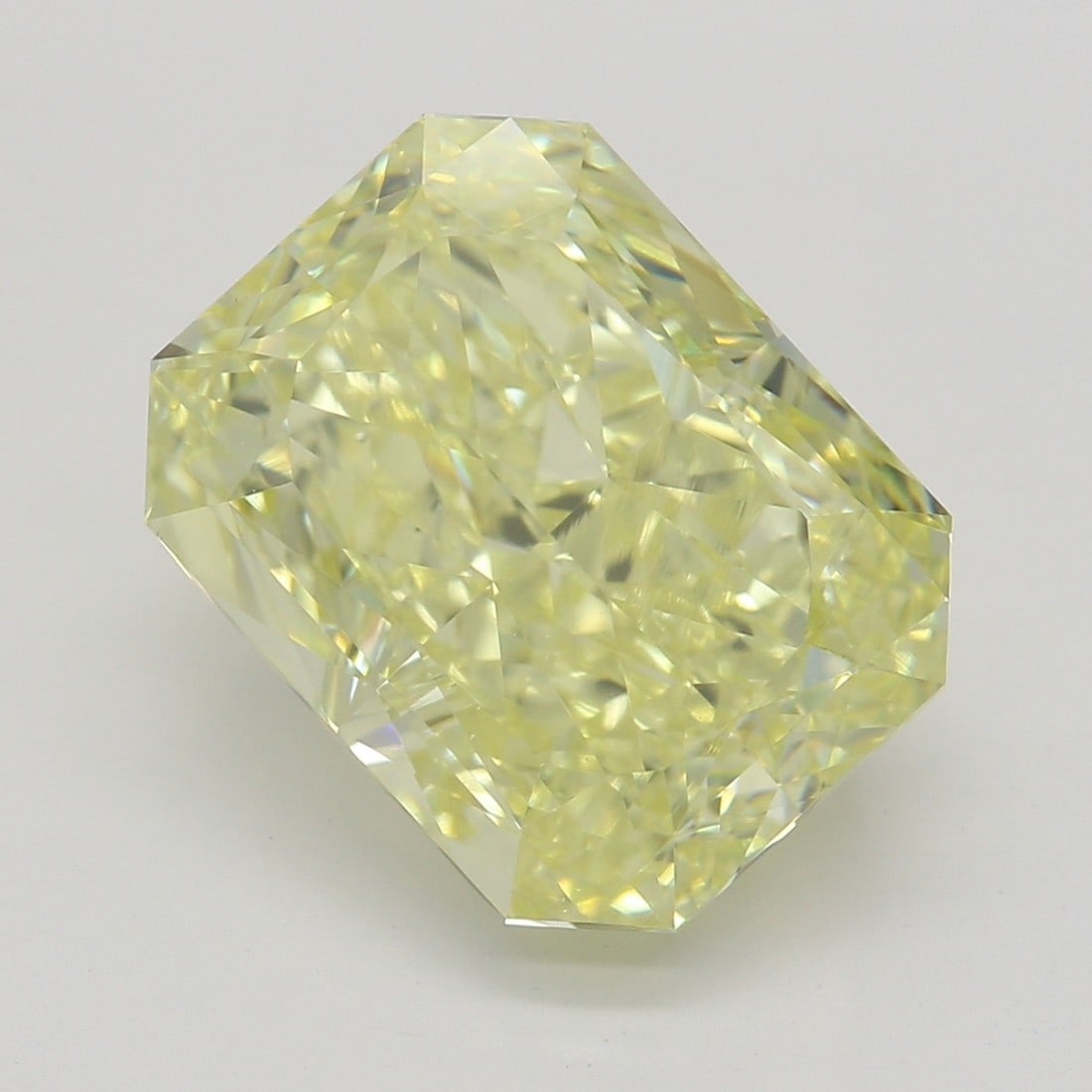 4.01 ct, Fancy Lt. Yellow/VS2, Radiant cut GIA Diamond: Click here to view HD 360 Spinning Image GIA G