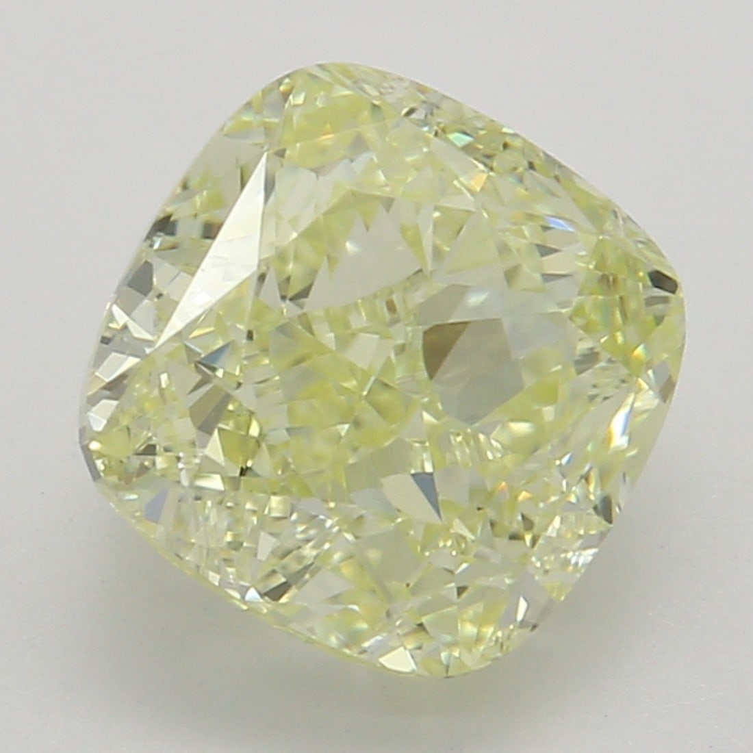 1.52 ct, Fancy Lt. Yellow/VS1, Cushion cut GIA Diamond: Click here to view HD 360 Spinning Image GIA G