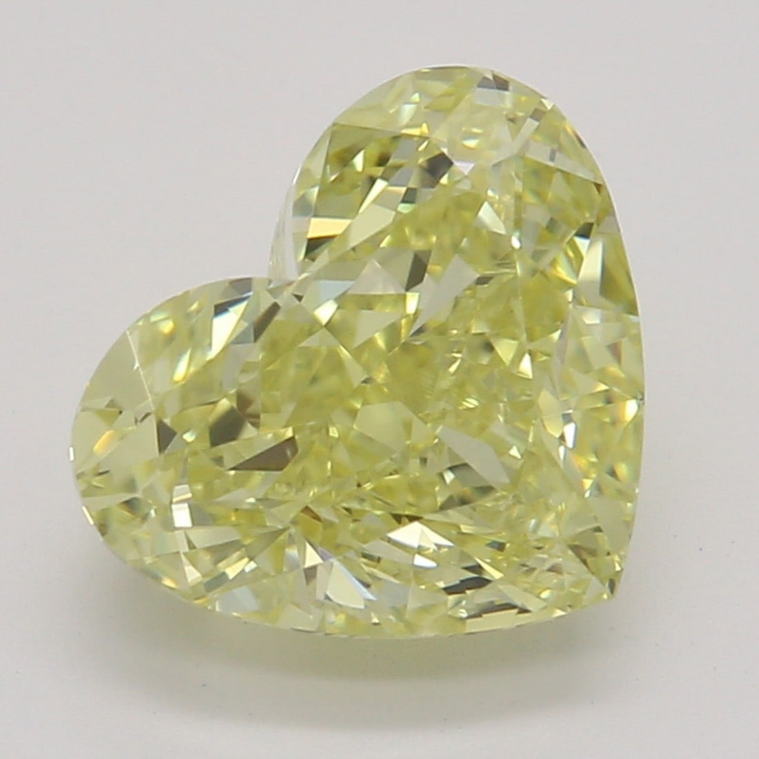 1.52 ct, Fancy Yellow/IF, Heart cut GIA Diamond: Click here to view HD 360 Spinning Image GIA G