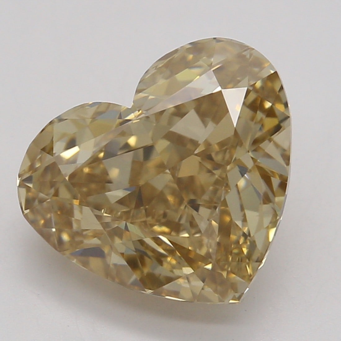 2.06 ct, Fancy Brown Yellow/VVS1, Type IIA Heart cut GIA Diamond: Click here to view HD 360 Spinning Image GIA G