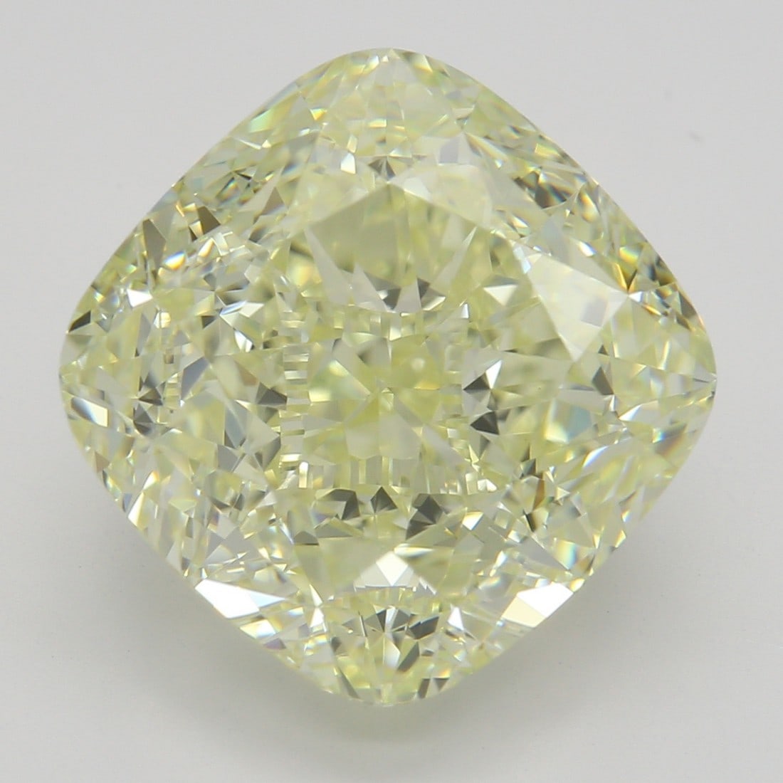 7.03 ct, Fancy Lt. Yellow/VS1, Cushion cut GIA Diamond: Click here to view HD 360 Spinning Image GIA G