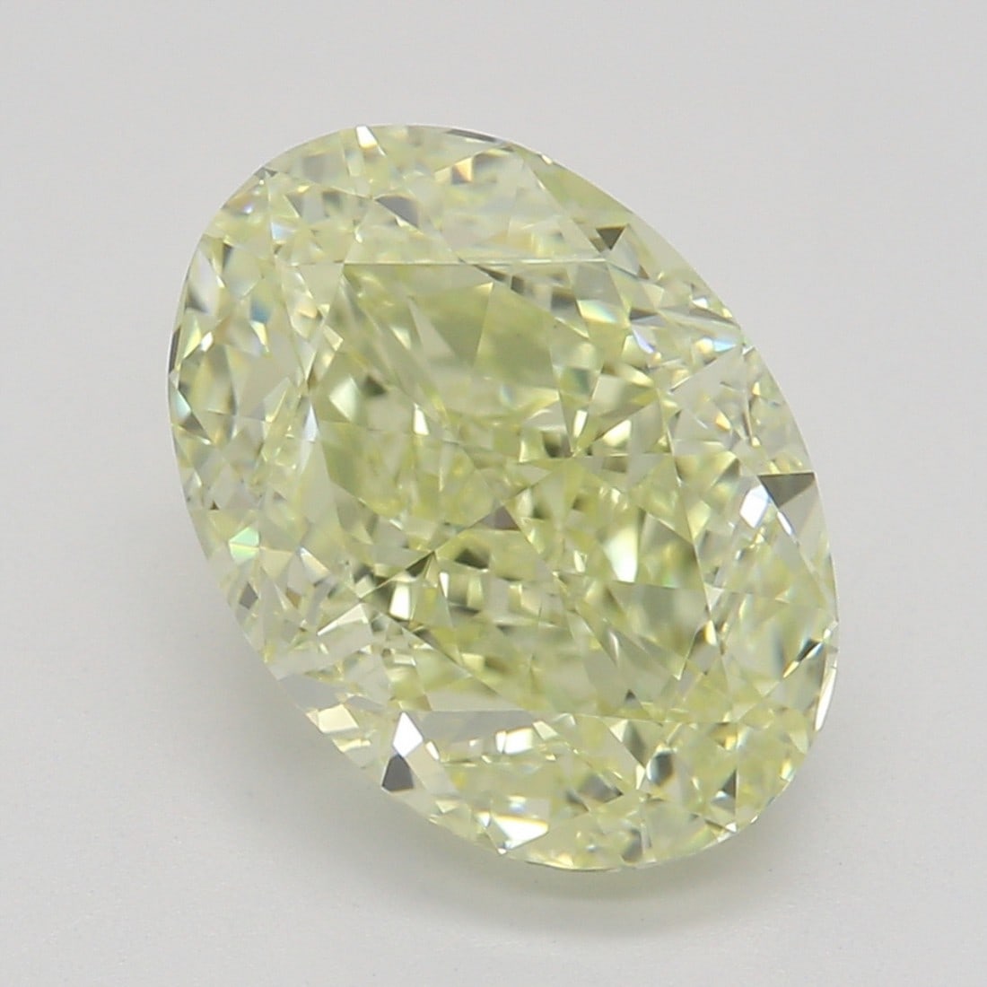 2.06 ct, Fancy Lt. Yellow/VS1, Oval cut GIA Diamond: Click here to view HD 360 Spinning Image GIA G