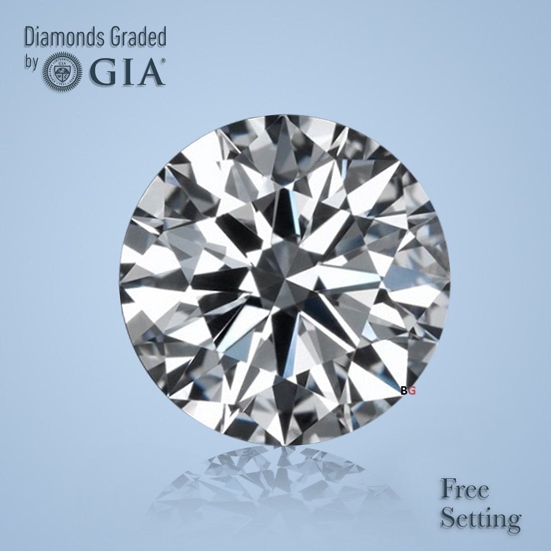 2.13 ct, Color E/VVS1, Round cut GIA Natural Diamond: Click here to view HD 360 Spinning Image