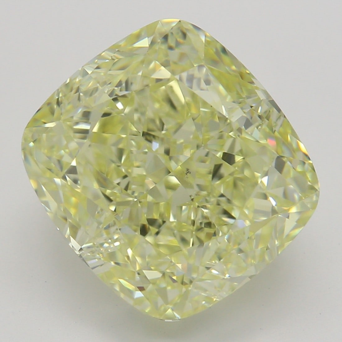 5.01 ct, Fancy Yellow/VS2, Cushion cut GIA Diamond: Click here to view HD 360 Spinning Image GIA G