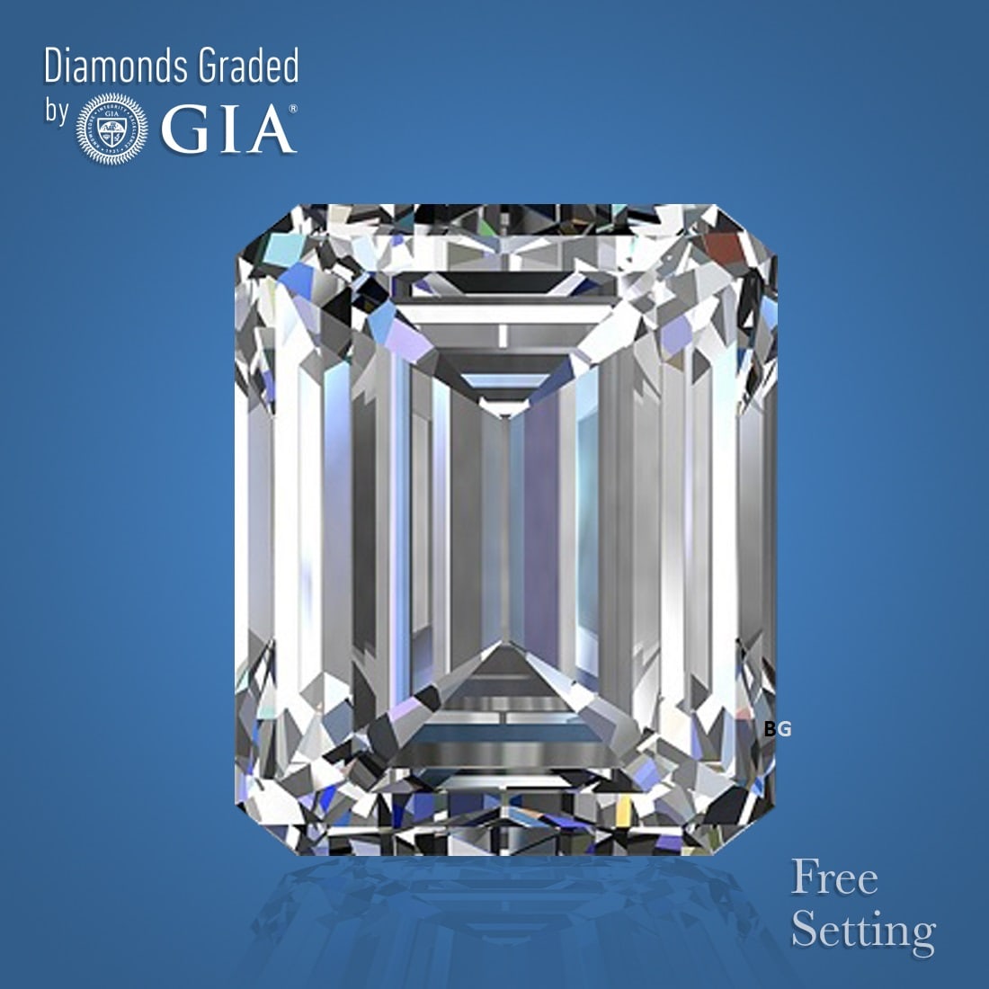 3.50 ct, Color G/VS1, Emerald cut GIA Natural Diamond: Click here to view HD 360 Spinning Image GIA G