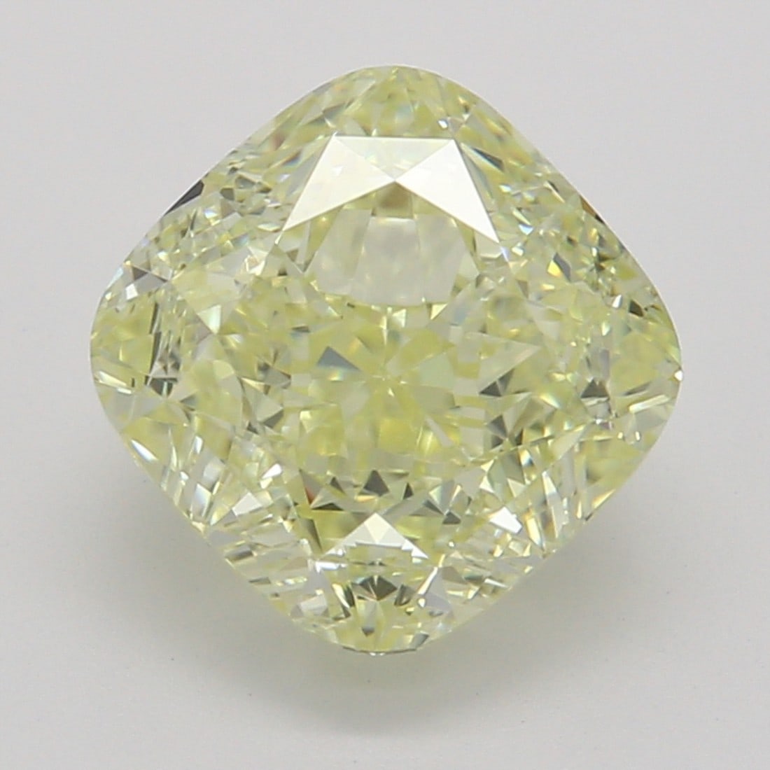 1.53 ct, Fancy Lt. Yellow/IF, Cushion cut GIA Diamond: Click here to view HD 360 Spinning Image GIA G