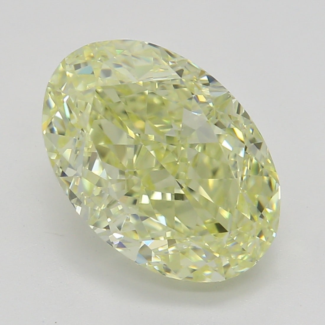 2.01 ct, Fancy Lt. Yellow/VVS2, Oval cut GIA Diamond: Click here to view HD 360 Spinning Image GIA G