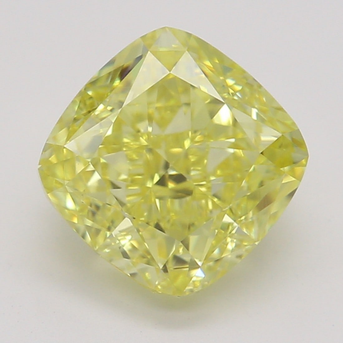 1.59 ct, Fancy Vivid Yellow/VS2, Cushion cut GIA Diamond (1 of 6)