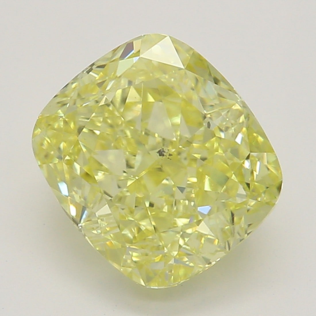 1.59 ct, Fancy Intense Yellow/SI1, Cushion cut GIA Diamond: Click here to view HD 360 Spinning Image GIA G