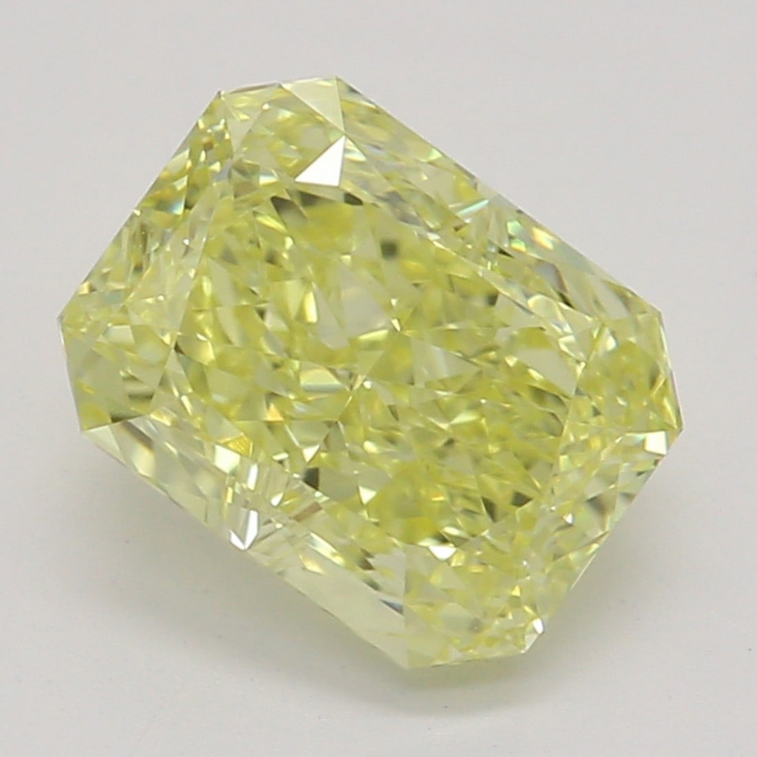 1.09 ct, Fancy Intense Yellow/VVS1, Radiant cut GIA Diamond: Click here to view HD 360 Spinning Image GIA G