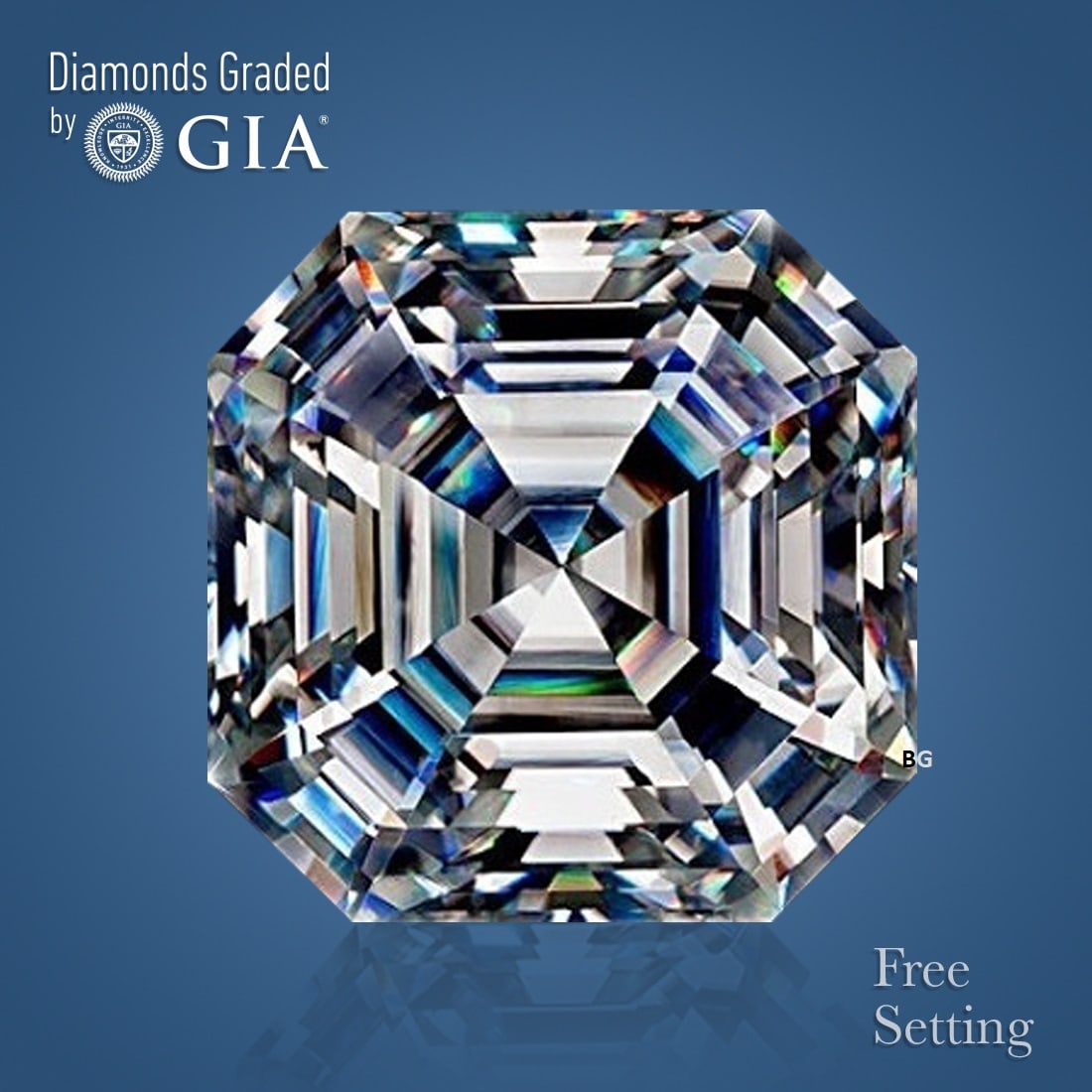 3.11 ct, Color D/FL, Square Emerald cut GIA Natural Diamond: Click here to view HD 360 Spinning Image GIA G