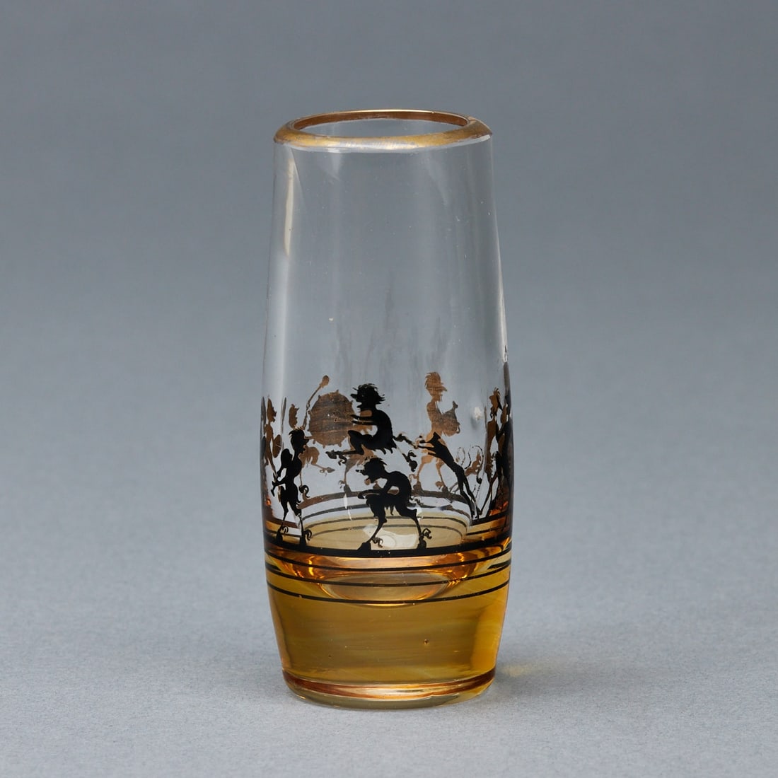 Glas aus einem Likörset - Tanz der Teufel - Adolf Beckert. K. u. K. Fachschule Steinschö (1 of 3)