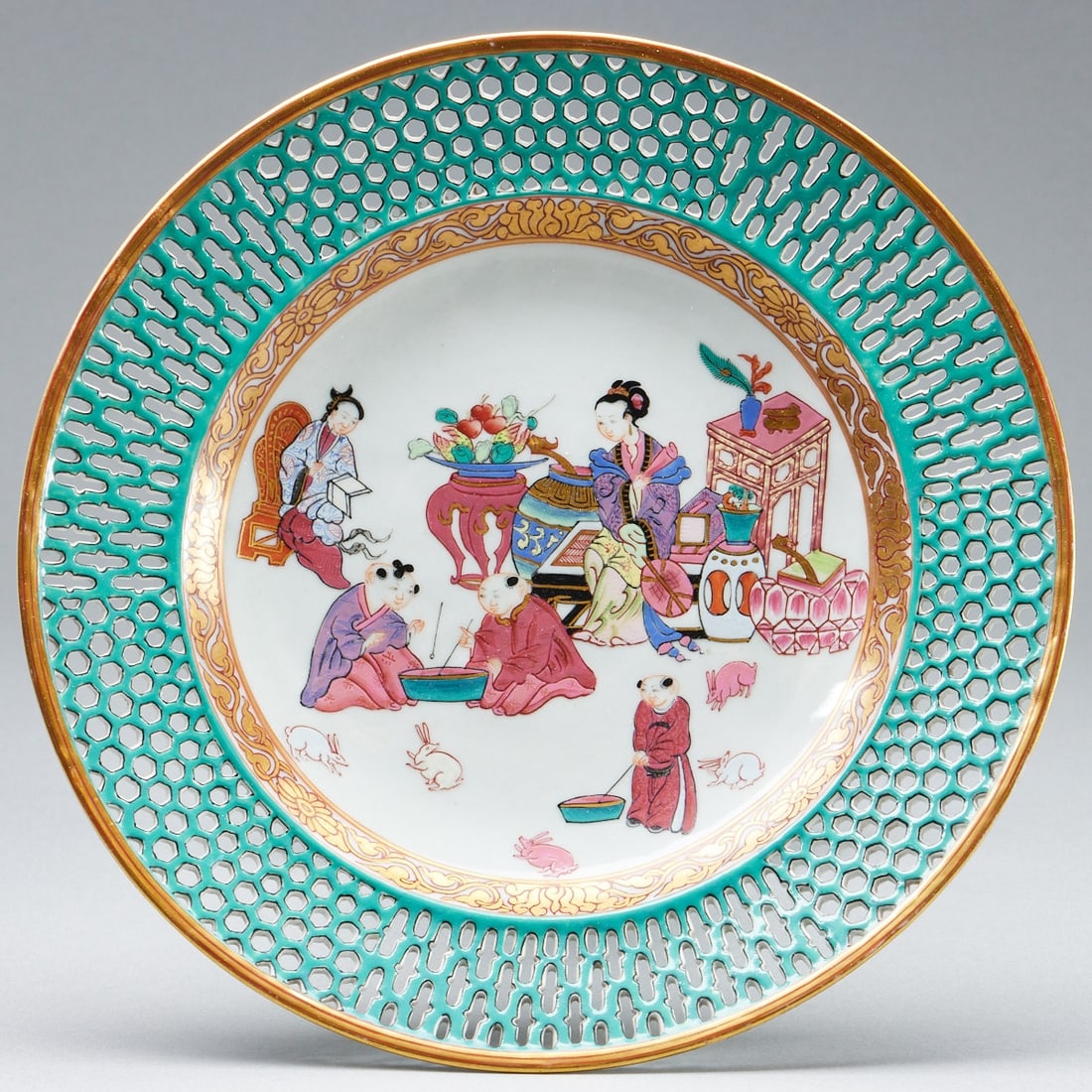 Tafelaufsatz - asiatischer Dekor. Herend, um 1860. (1 of 4)