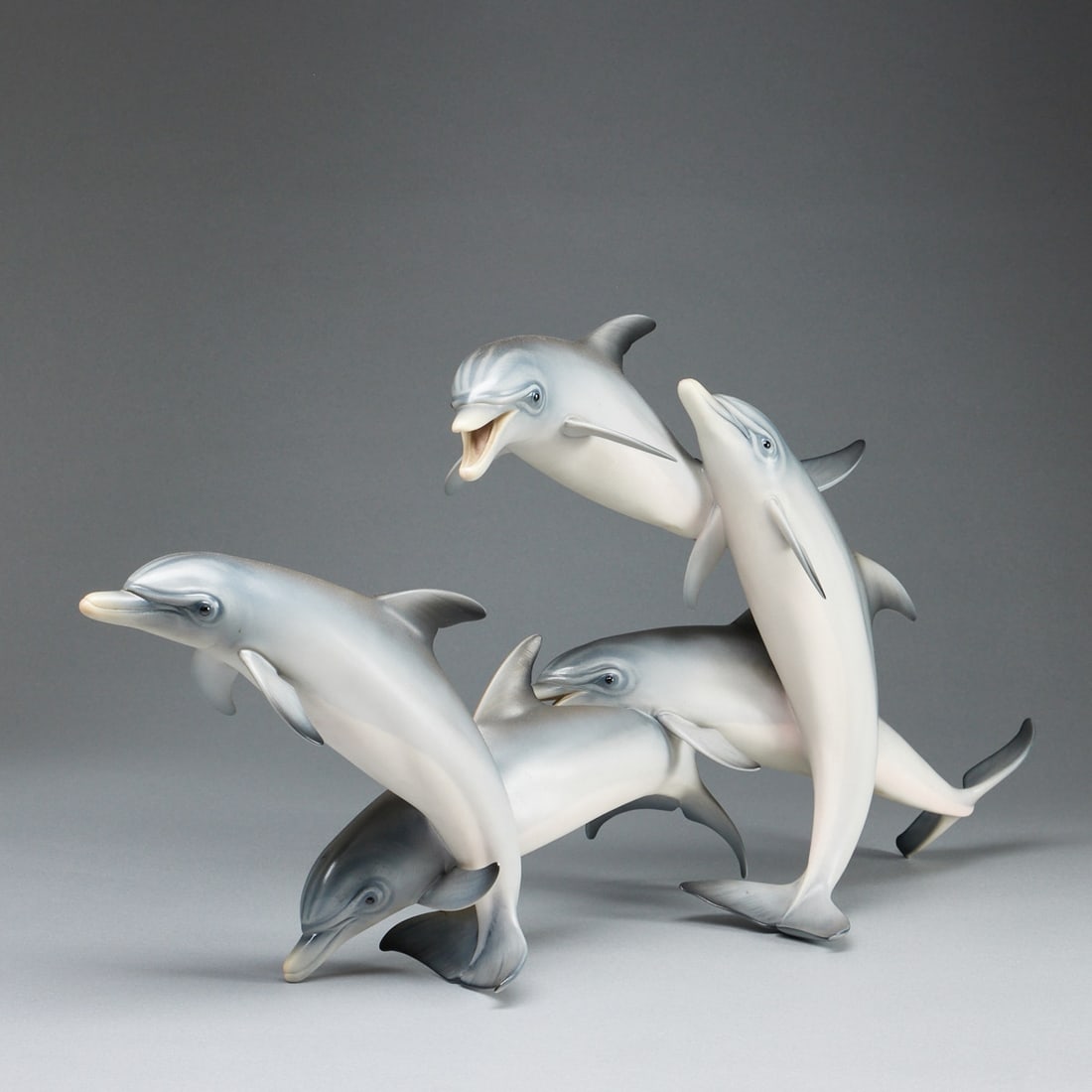 Spiel mit den Wellen / Große Delfinschule - Gunther Granget. Porzellanfabrik Lorenz (1 of 3)