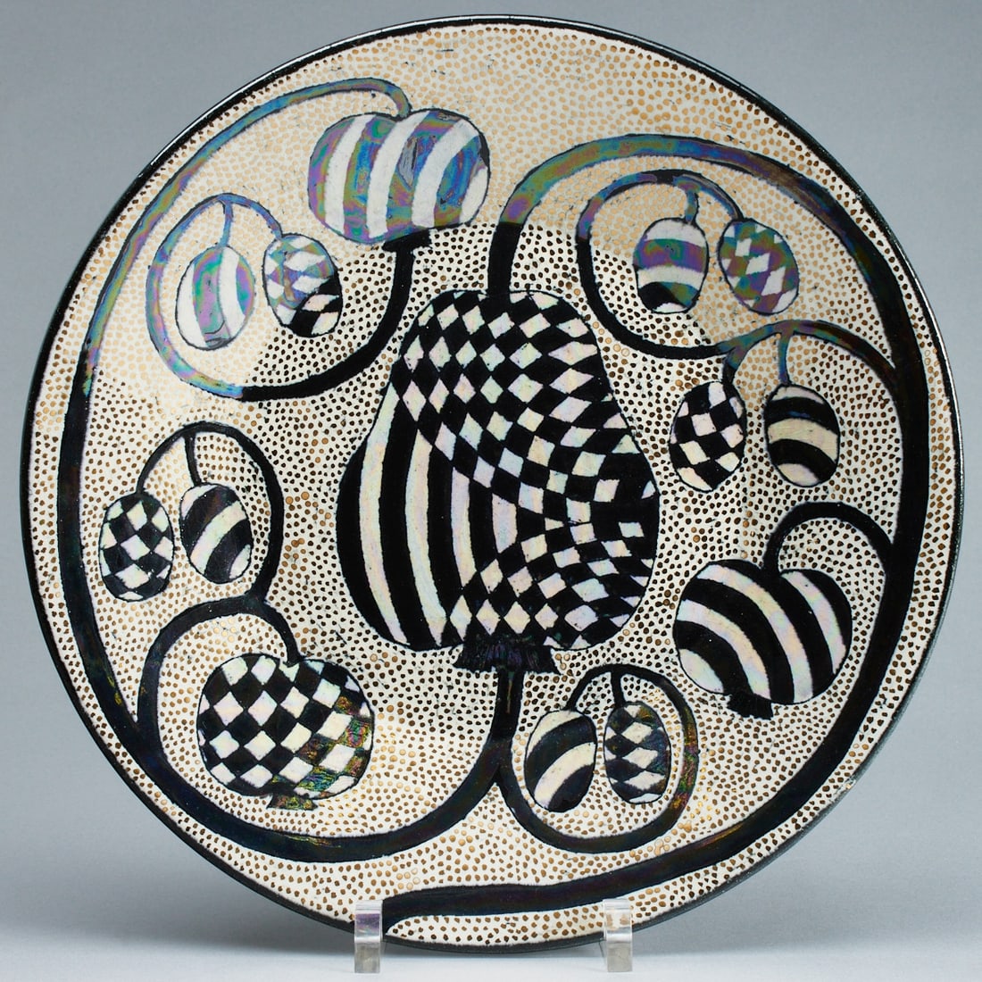 Runde Schale Früchte - Birger Kaipiainen. Arabia / Finnland 1970er Jahre. (1 of 2)