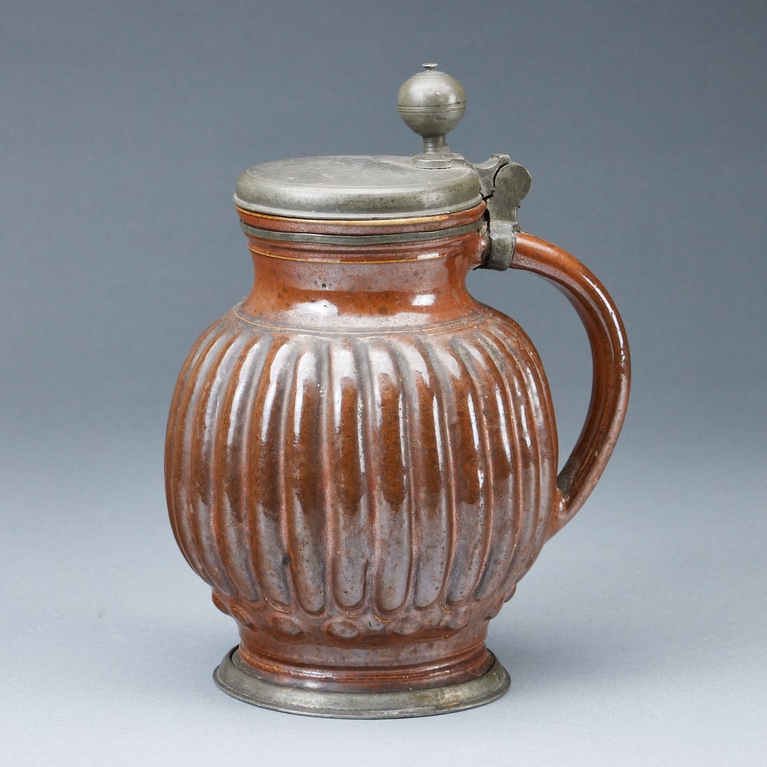 Melonenkrug - Vertikal gerippt. Bunzlau, 18. Jh. (1 of 2)