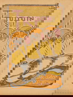 Henry van de Velde: Henry van de Velde1863 Antwerpen - 1957 Zürich - “Tropon“ - Farblithografie/Papier. 31 x 20 cm, 35,4 x 26,5 cm (Sichtmaß). L. u. in typografischer Schrift bez.: Henri van de Veld