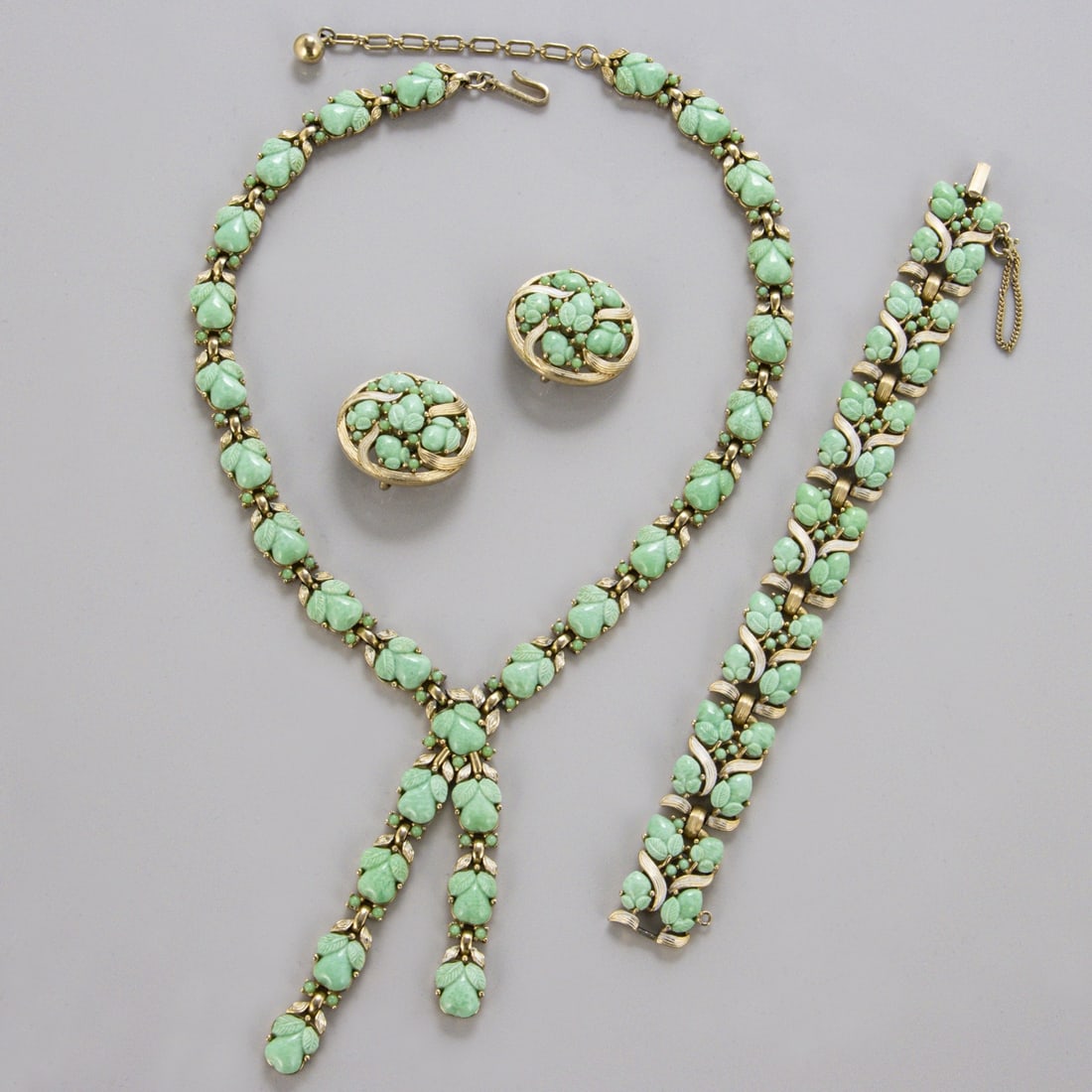 TRIFARI Alfred Philippe - Vintage Turquoise Fruit Salad Set (3 Teile) (1 of 1)