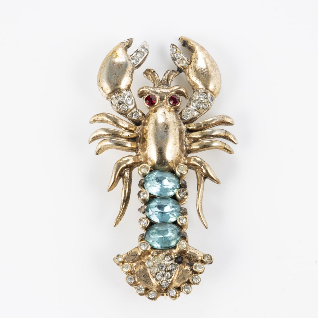 CORO CRAFT - Vintage Sterling Hummer-Brosche (1 of 1)