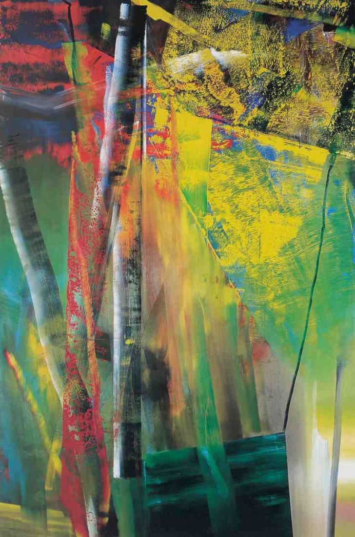 Gerhard Richter 1932 Dresden - lebt und arbeitet in K&#: Gerhard Richter 1932 Dresden - lebt und arbeitet in Köln - 'Victoria I' - Farboffset/Papier. 60 x 40 cm, 80 x 60 cm. Im Druck sign. und dat. r. u.: Richter 2003. Im Druck betit. l. u.: Victoria I