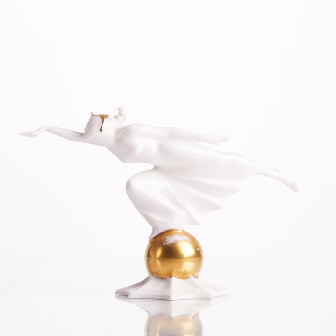 Art Deco Figure "Zeitgeist" - Karl Tutter, Lorenz Hutschenreuther Porcelain Factory, Selb Art (1 of 2)
