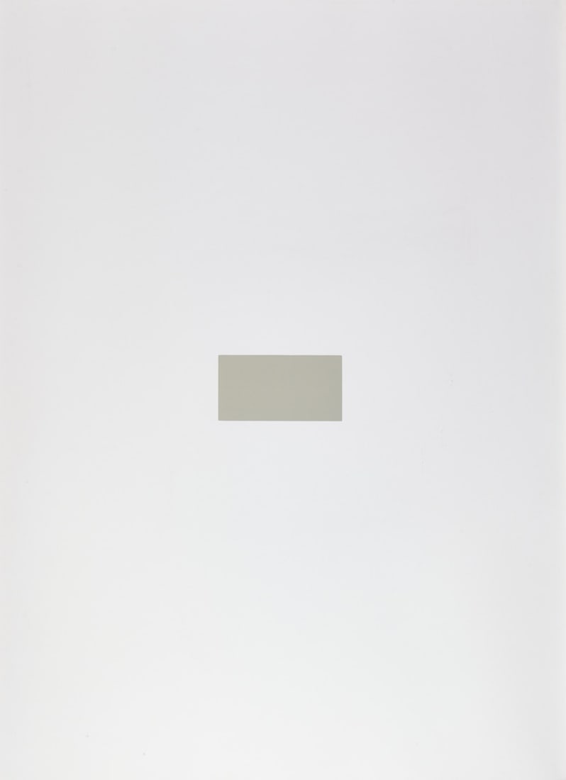 Blinky Palermo: Blinky Palermo 1943 Leipzig - 1977 Kurumba, Maldives - Untitled - (1971) Silkscreen/paper. 10/30. 85.2 x 60 cm (visible dimensions). 88 x 63 cm (dimensions with frame). Signed and dated lower right: P