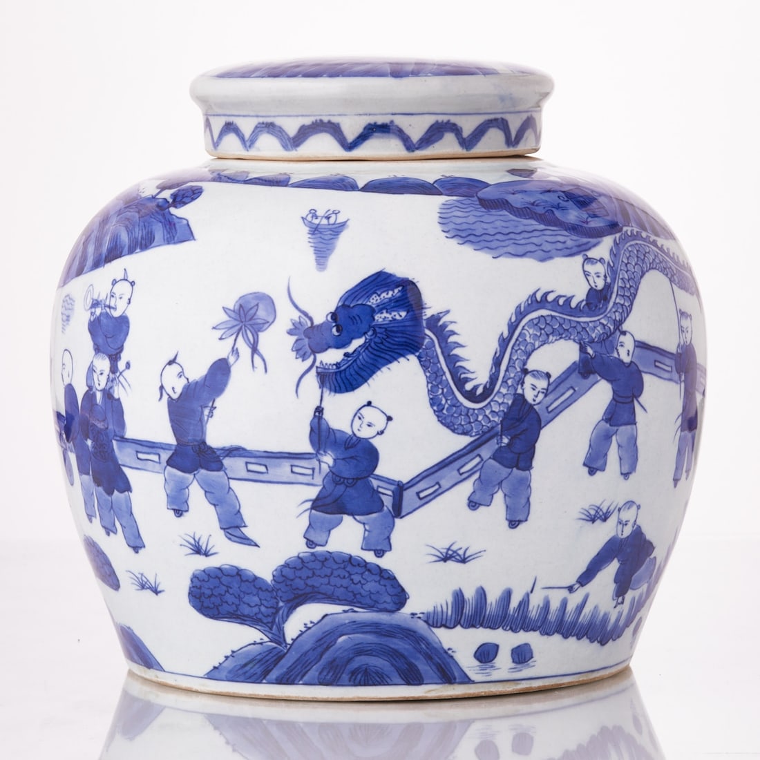 Chinese Ginger Jar with Kangxi Base Mark (1 of 4)