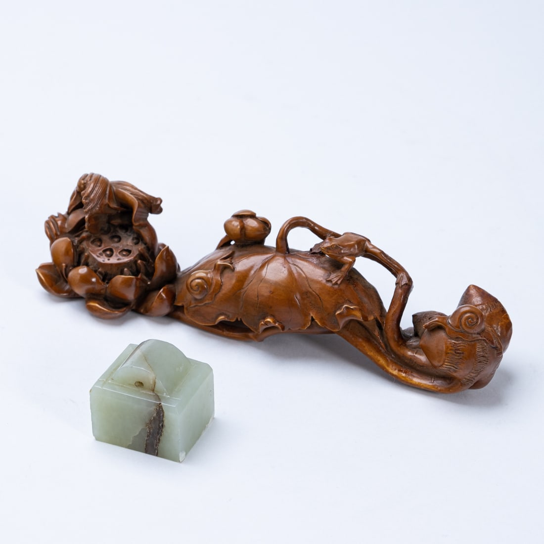 Jade Seal and Ruyi Scepter (Brush Rest) (1 of 1)