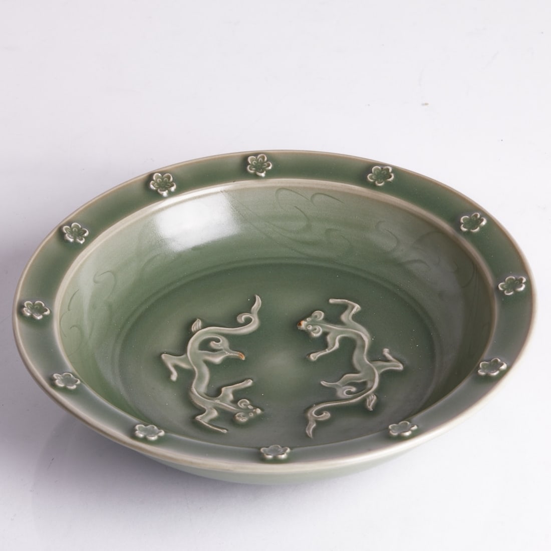 A Chinese Celadon Deep Plate (1 of 3)