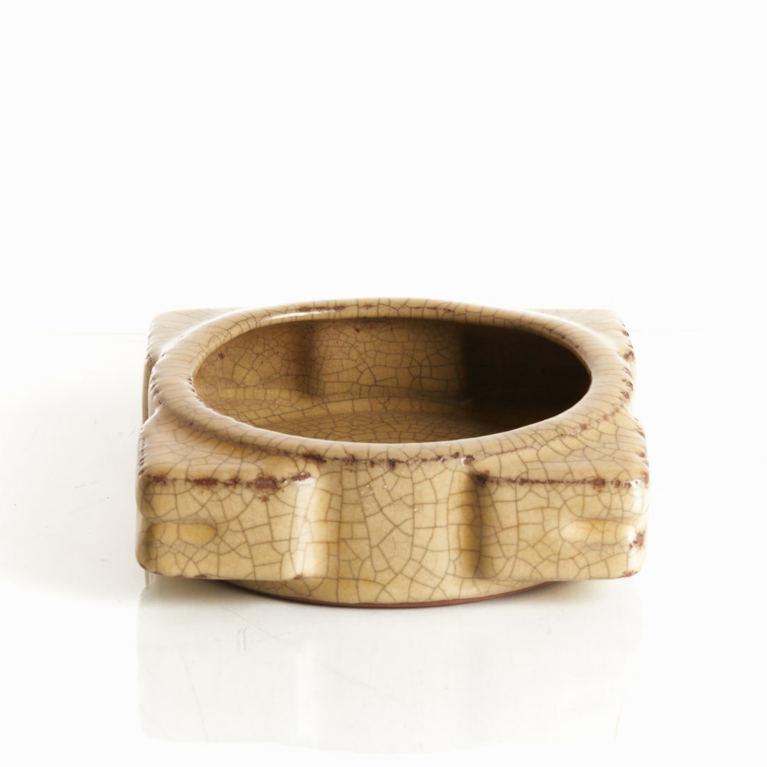 Square Ge-Craquelé bowl (1 of 2)