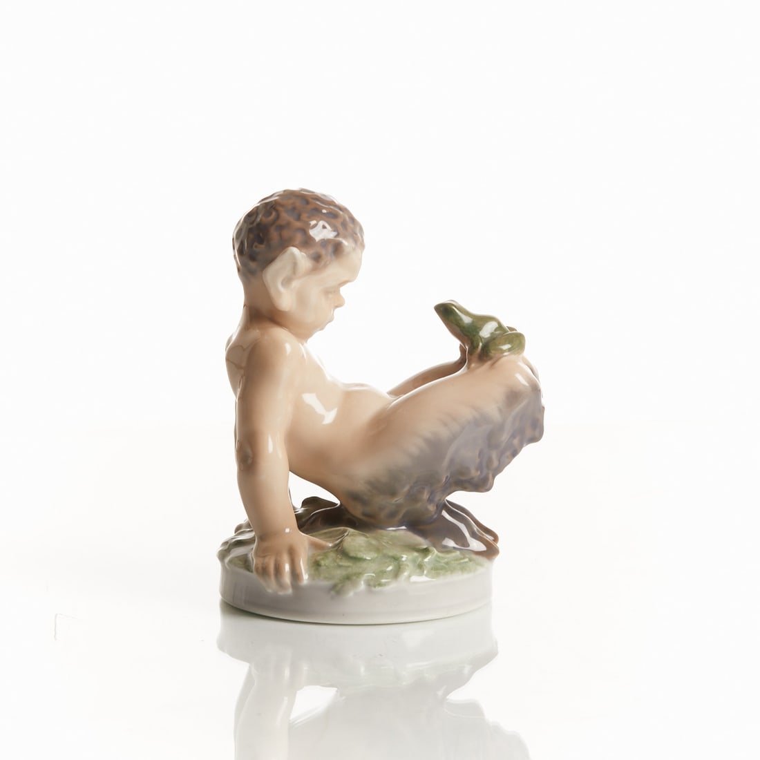 Faun with Frog - Christian Ludvig Thomsen, Royal Copenhagen, 1975-1979 (1 of 1)