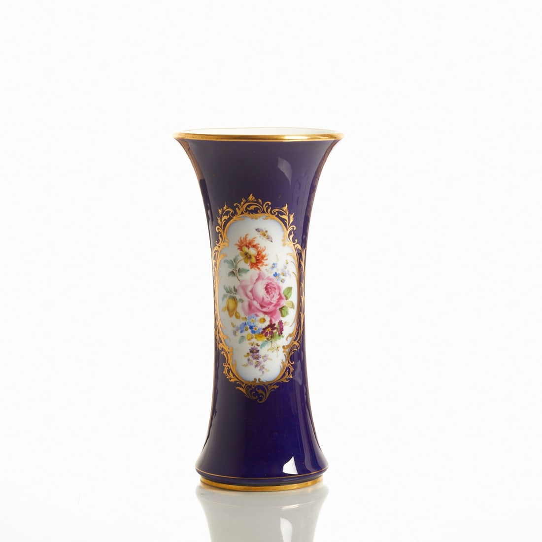 Pole Vase - German Flower, Meissen 1850-1924 (1 of 3)