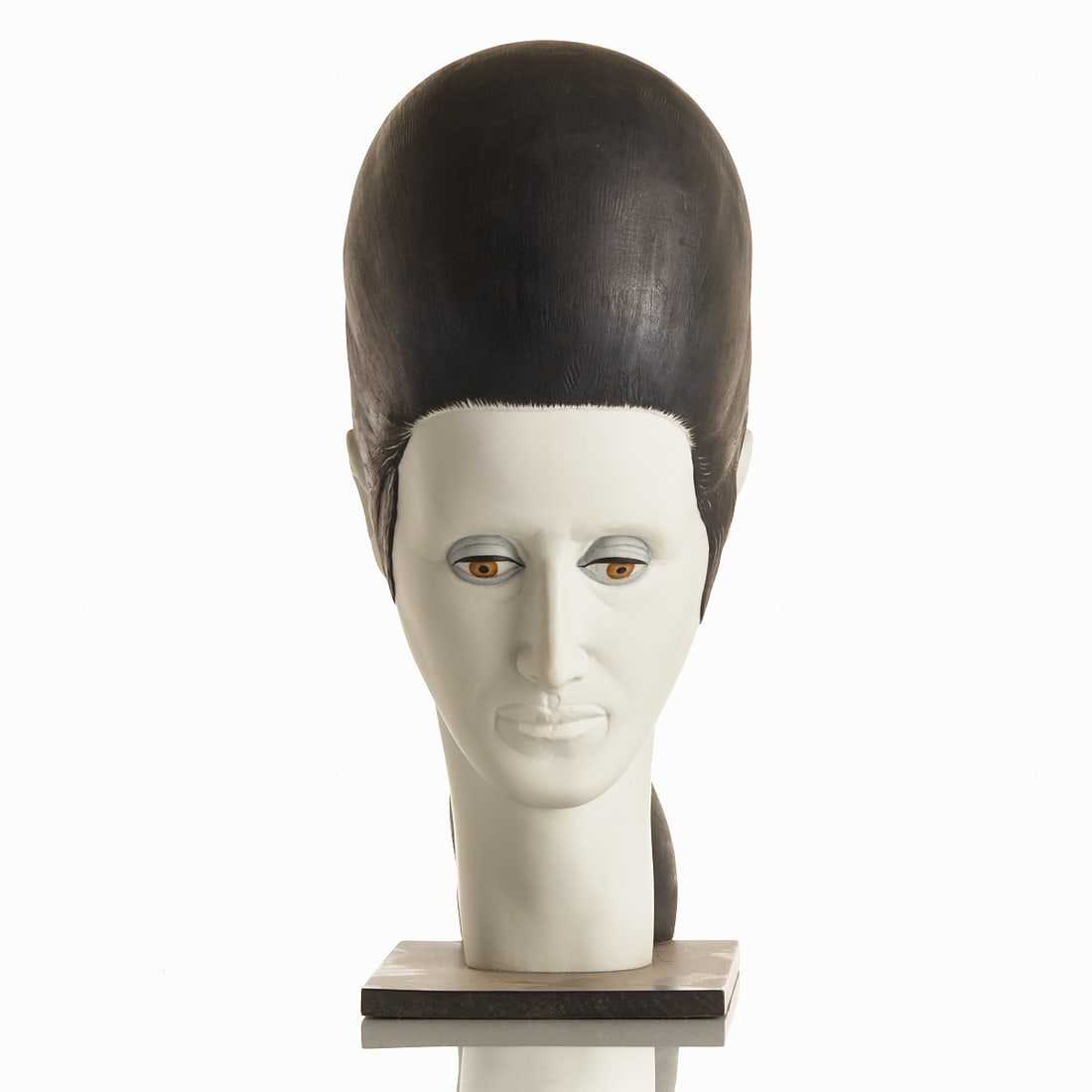 Sculpture "Head of a Female Worker" - Christa Biederbick-Tewes, Goebel Galerie 1980s (1 of 1)