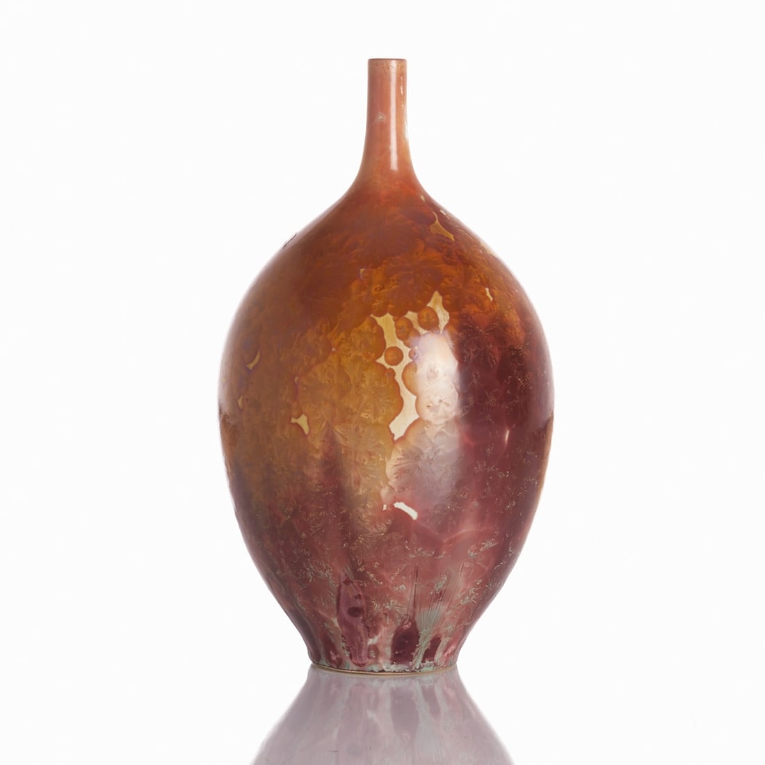 Vase with crystal glaze - Studio ceramics, crystal glaze (1 of 1)