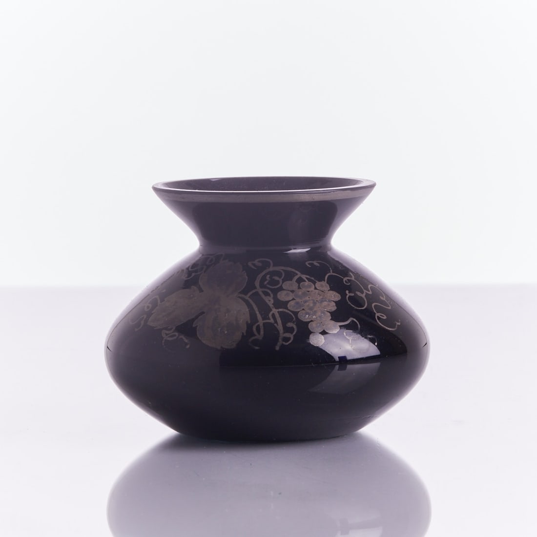 Vase with galvanic silver overlay. (1 of 1)