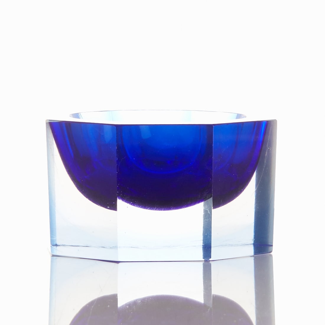 Octagonal Bowl. Venetian Glass Art Italy. (1 of 1)