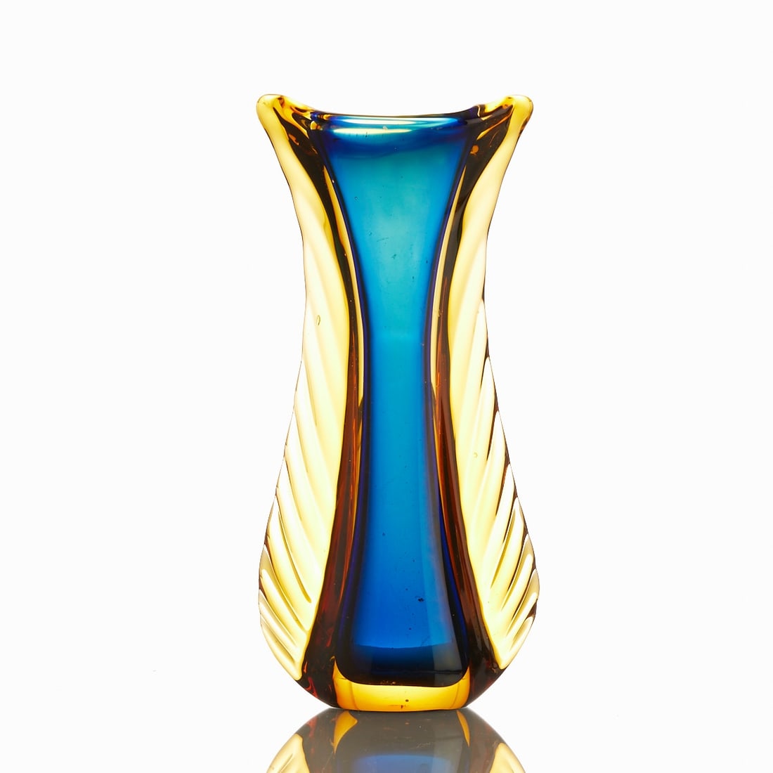 Vase "Wing" - Sommerso. Murano / Italy. (1 of 1)