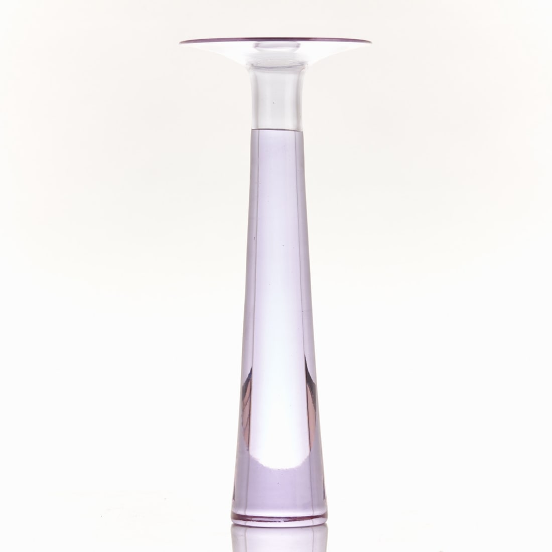 Tall Candlestick. Antonio Da Ros (Design), manufactured by Vetreria Gino Cenedese & C., Murano / (1 of 1)