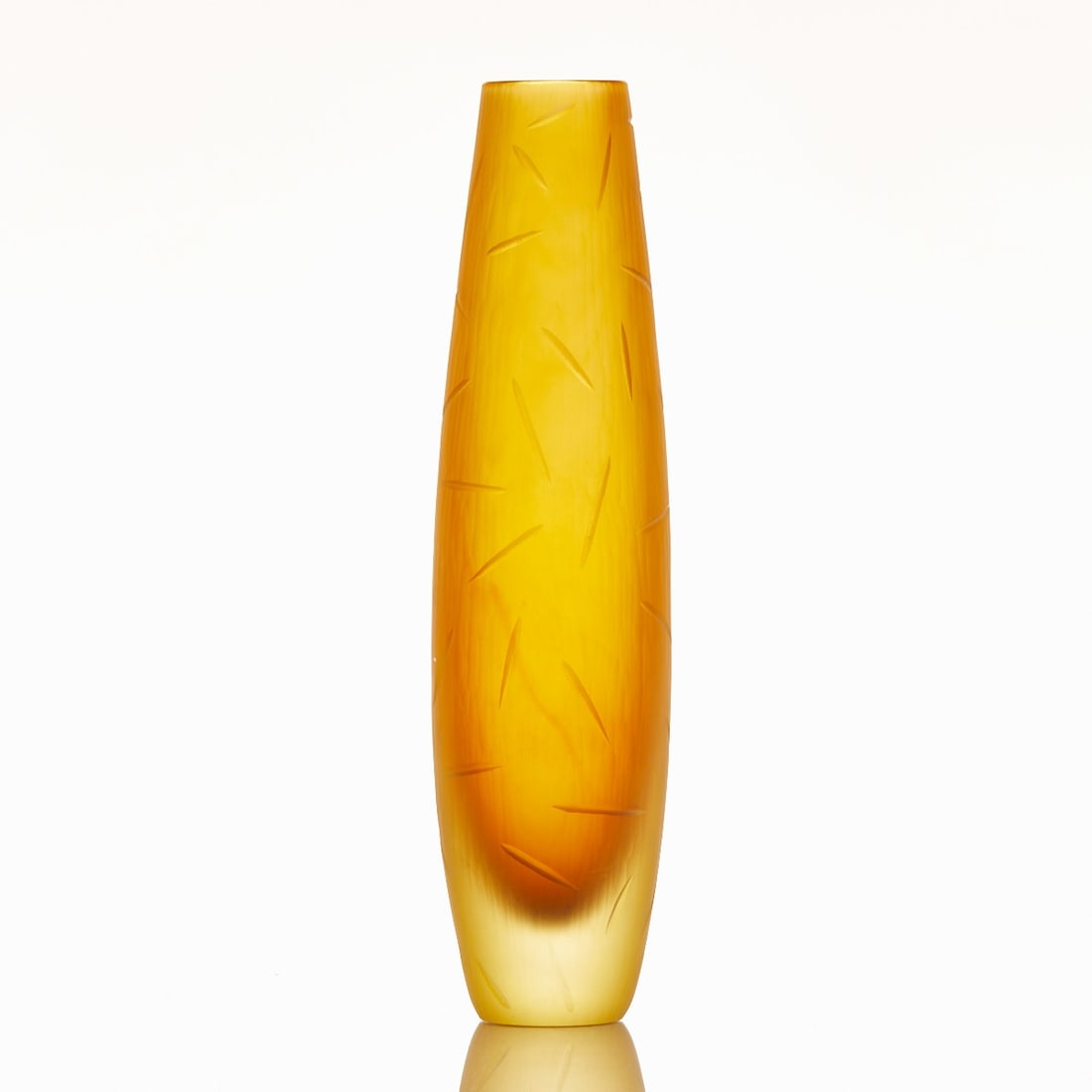 Club vase with cut by Rossetto - Sommerso. Flavio Poli for Seguso Vetri D'arte, Murano 1958-1970s. (1 of 1)
