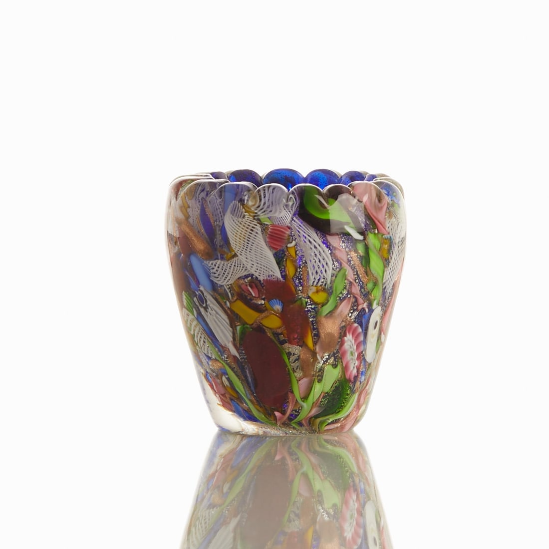 Vase - Bizantino. AVeM (Arte Vetreria Muranese), Venice / Italy 1950-1960. (1 of 1)