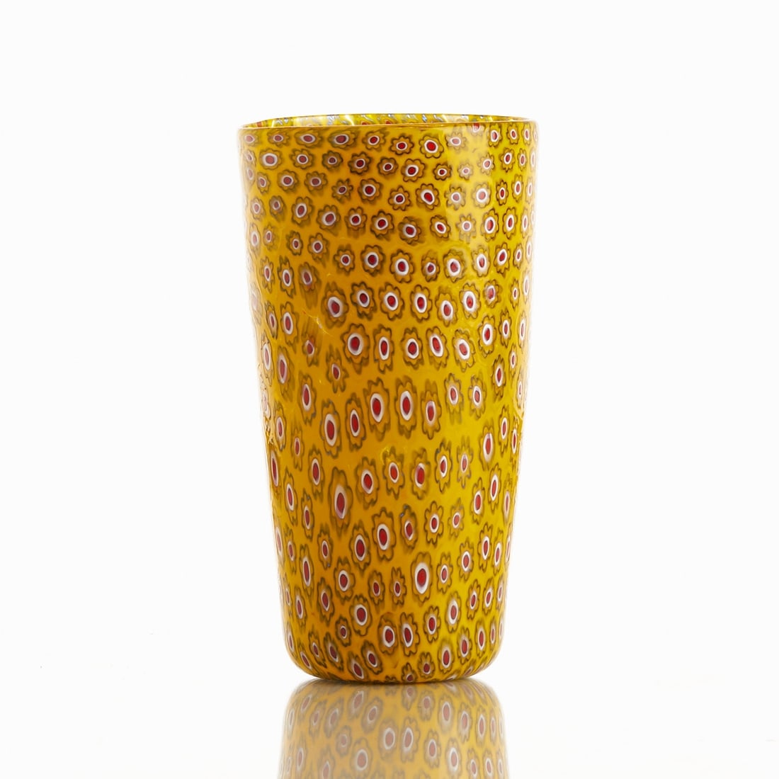 Conical Vase - Murrine. Mario Formentello for Eli Vetri D'Arte, Murano. (1 of 3)