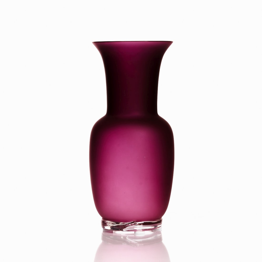 Vase Opalino Magenta. Paolo Venini for Venini, Murano. (1 of 2)