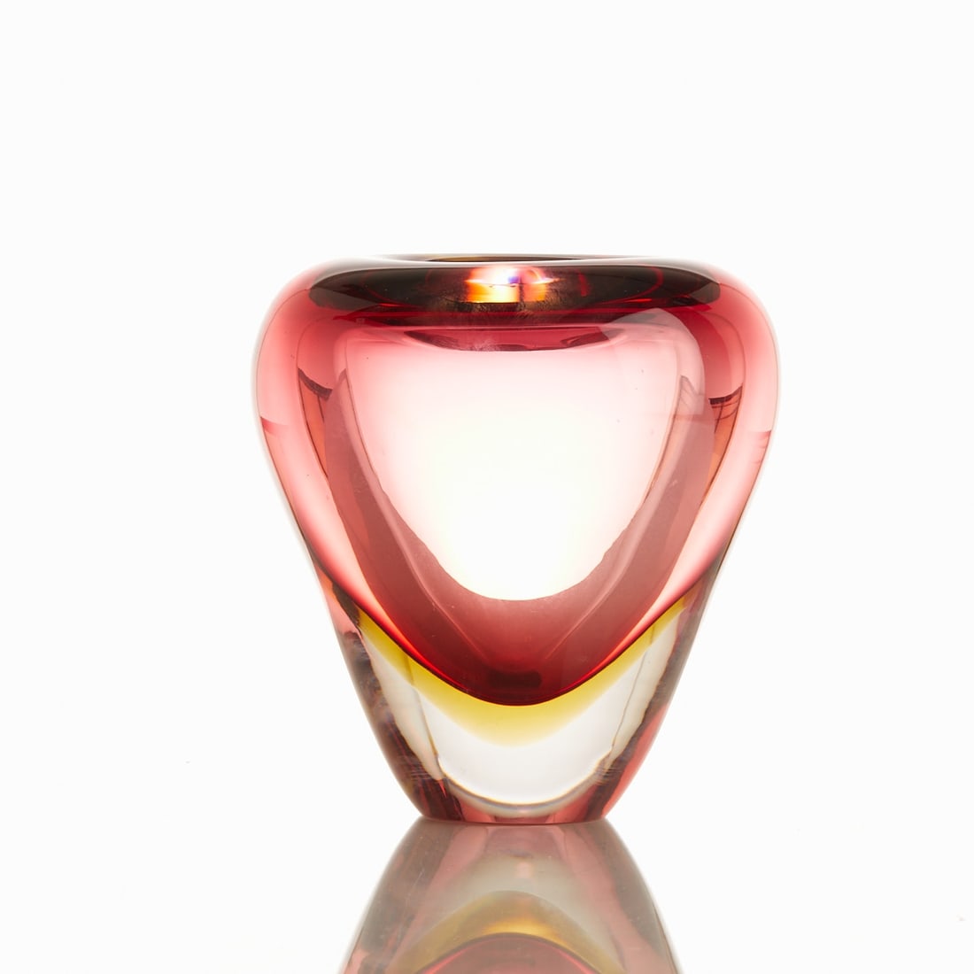Bulbous vase - Sommerso. Murano 1950-1960. (1 of 1)