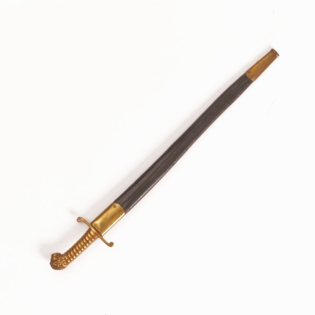 Yatagan Bayonet with Lion Head Hilt (1 of 4)