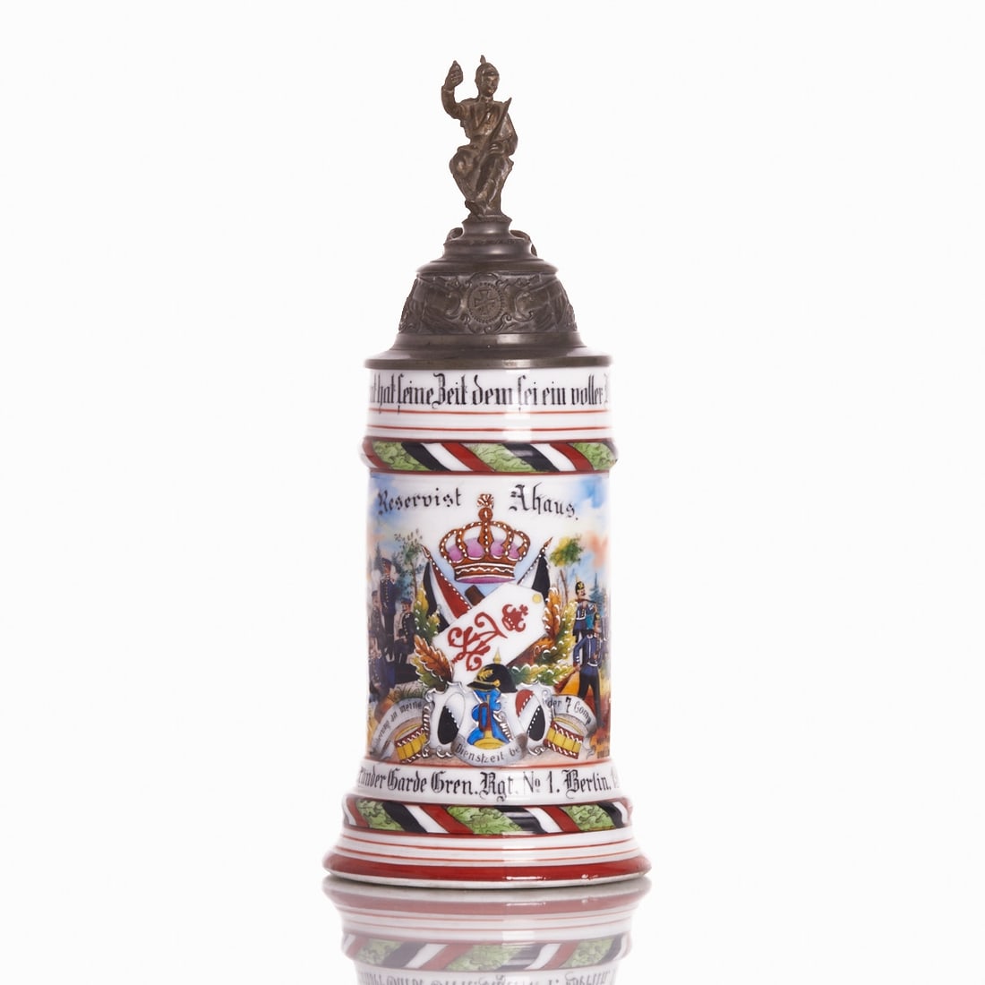 Reservist Stein Reservist Ahaus - Kaiser Alexander Guard Gren. Regt. No. 1. Berlin. 1903-05. (1 of 3)