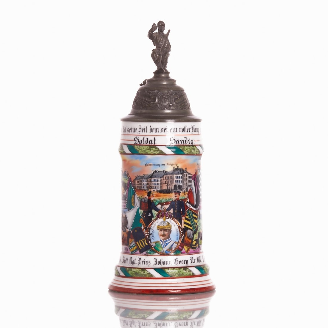 Reservist's Mug Soldier Sandig - 9th Company 8th Royal Saxon Infantry Regiment Prince Johann Georg (1 of 3)