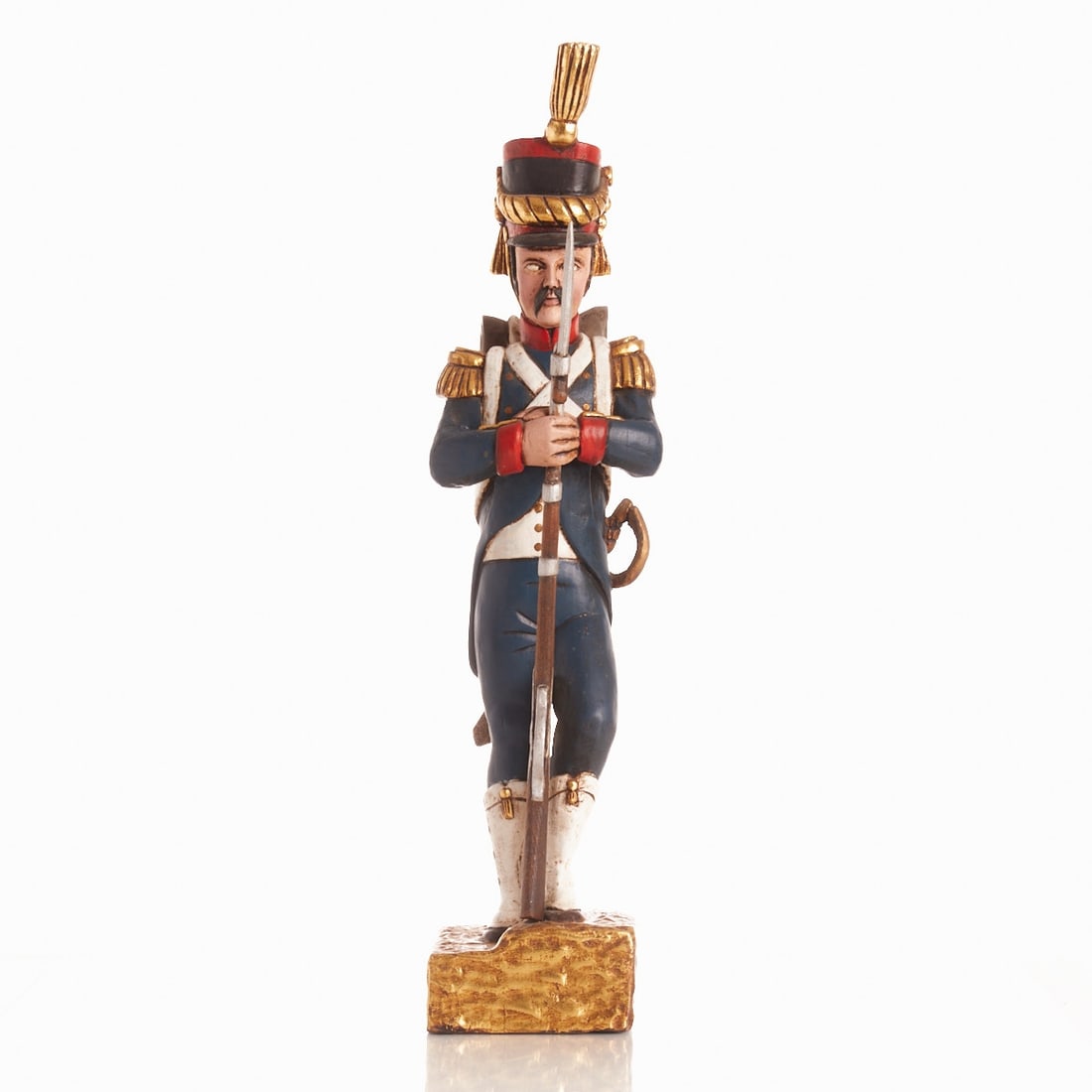 Wooden Figure of an Infantryman from the Napoleonic Era (1 of 1)